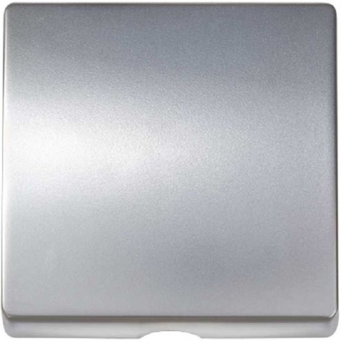 Лицевая панель Simon82 для вывода кабеля алюминий фото Лицевая панель Simon82 для вывода кабеля алюминий картинка